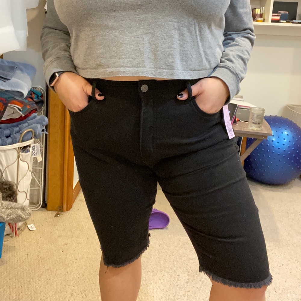 Wild Fable black Jean shorts